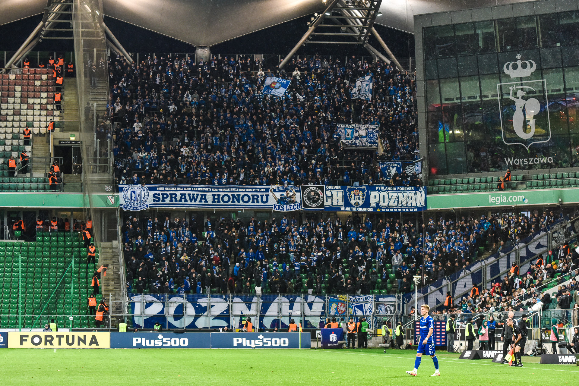 Legia Warszawa - Lech Poznań sektor gości