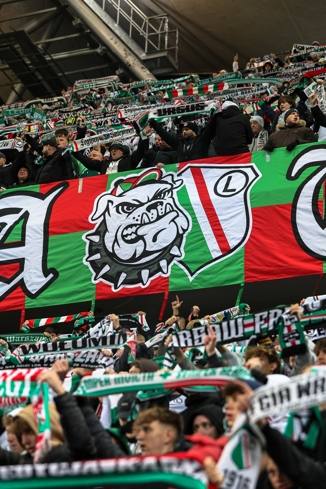 Legia Warszawa - Lech Poznań flaga
