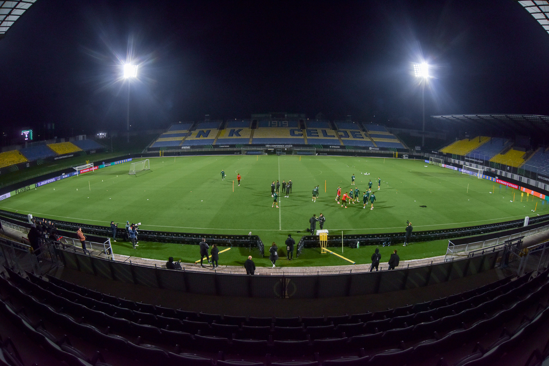 NK Celje - Legia Warszawa trening stadion