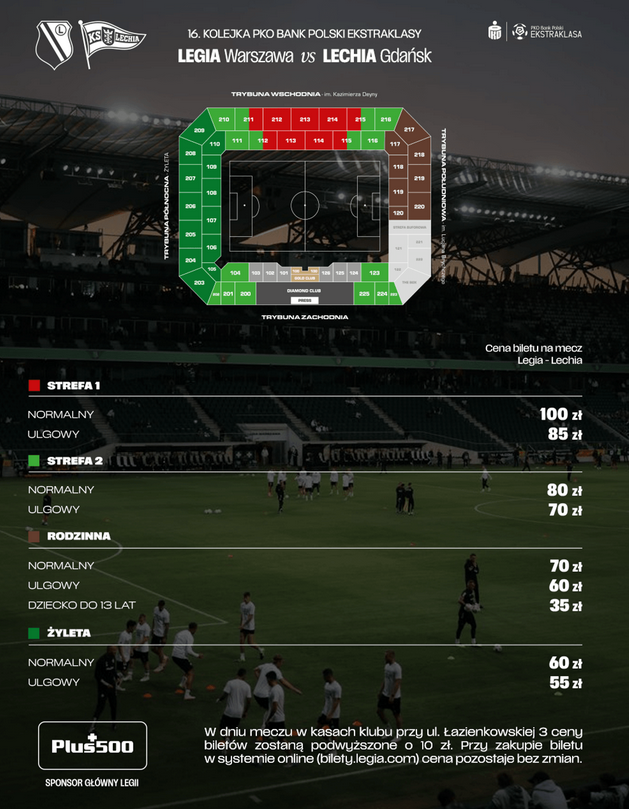 cennik Lechia Gdańsk
