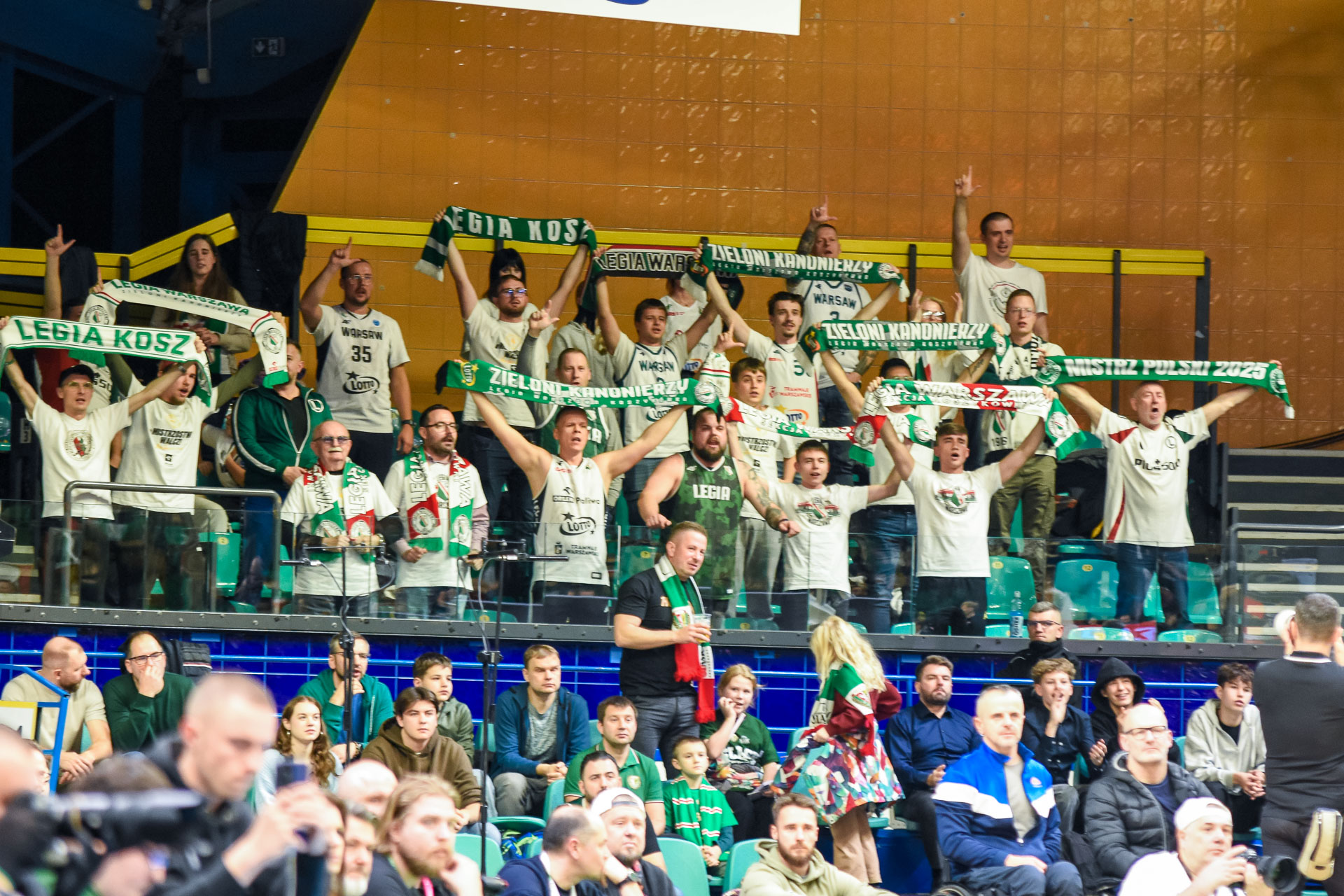 koszykówka Śląsk Wrocław - Legia Warszawa kibice