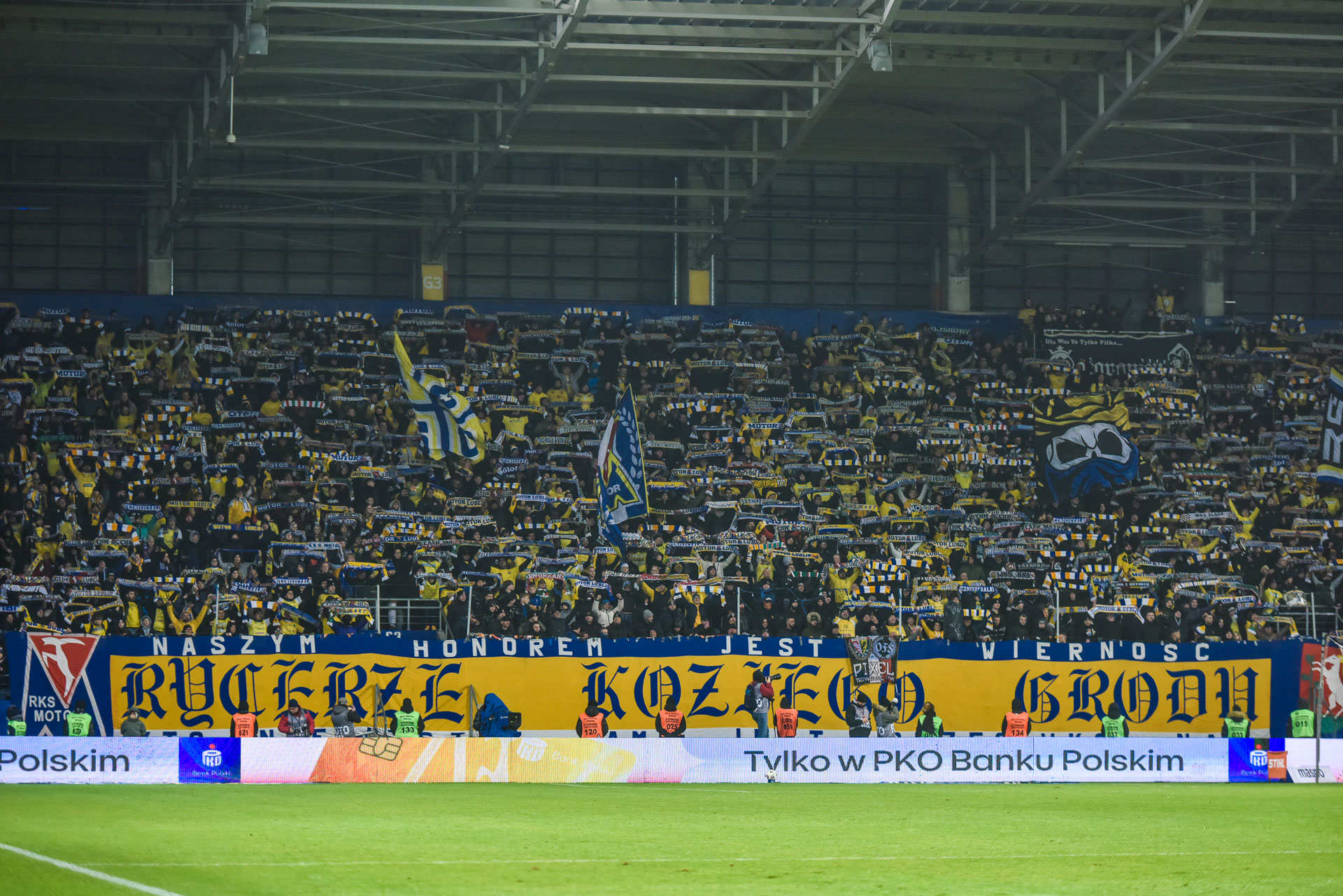 Motor Lublin na meczu z Legią,Rycerze Koziego Grodu