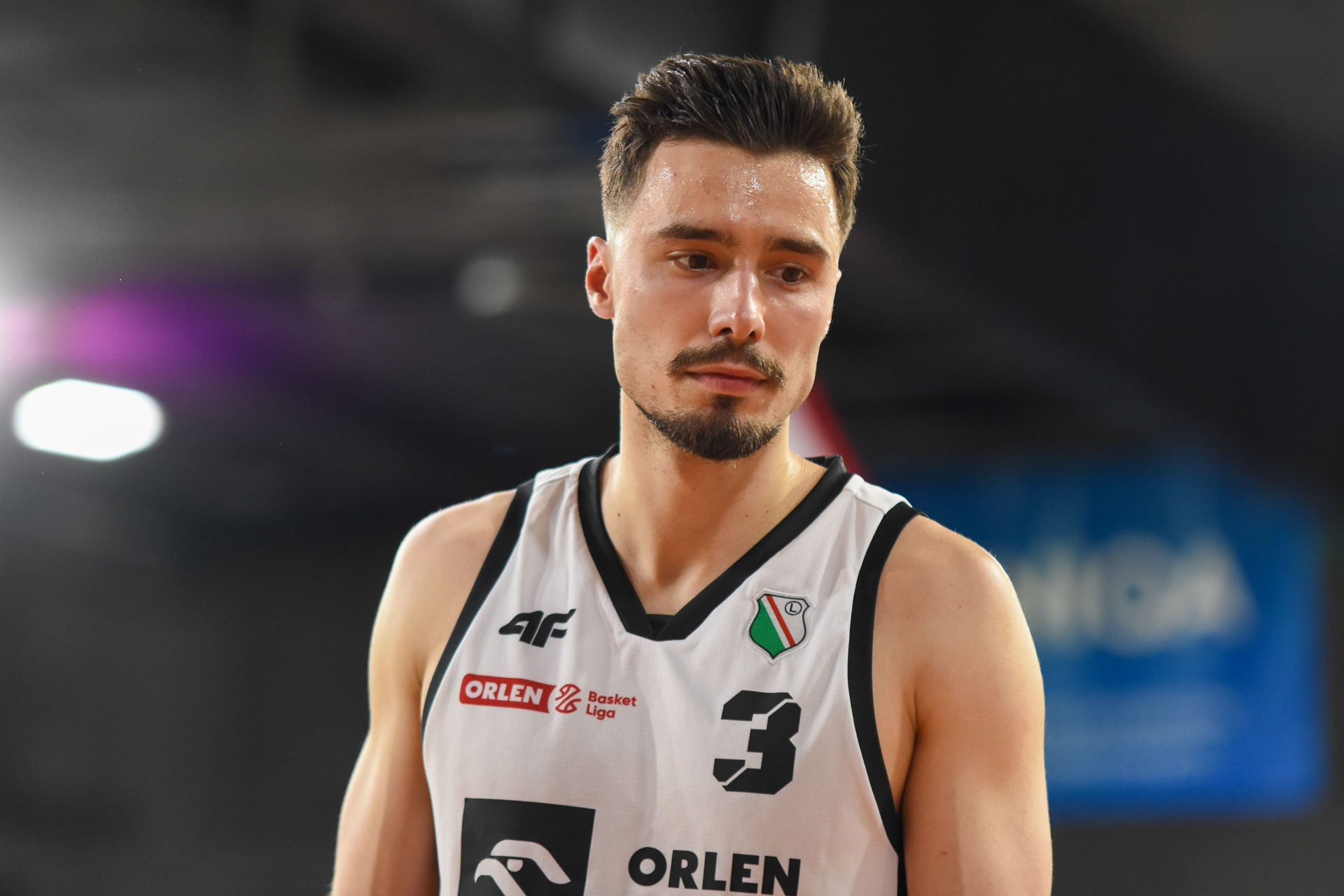 koszykówka Legia Warszawa - Trefl Sopot Andrzej Pluta