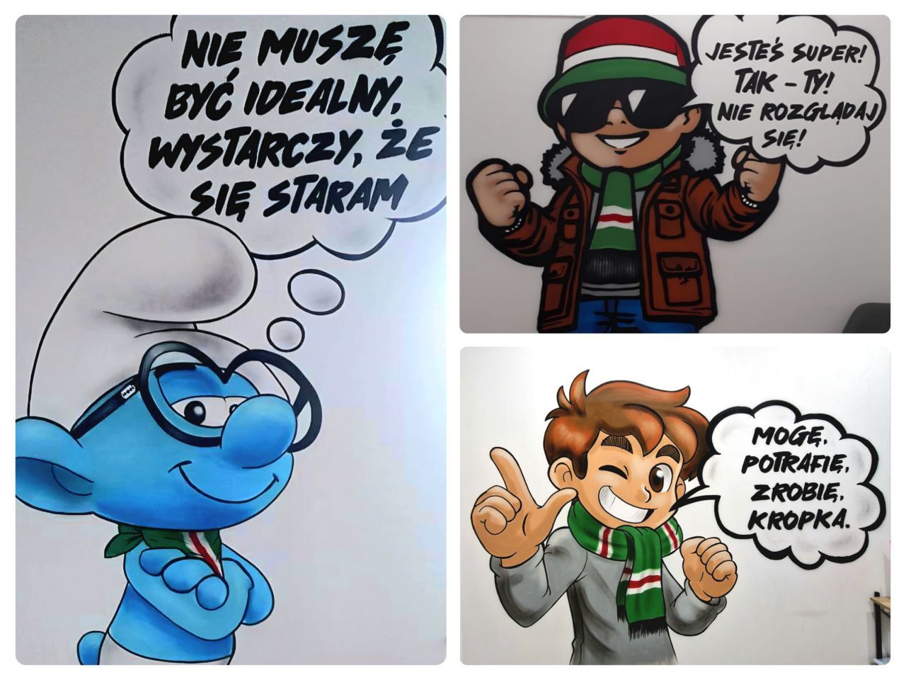 Dobrzy Ludzie,bajkowe graffiti