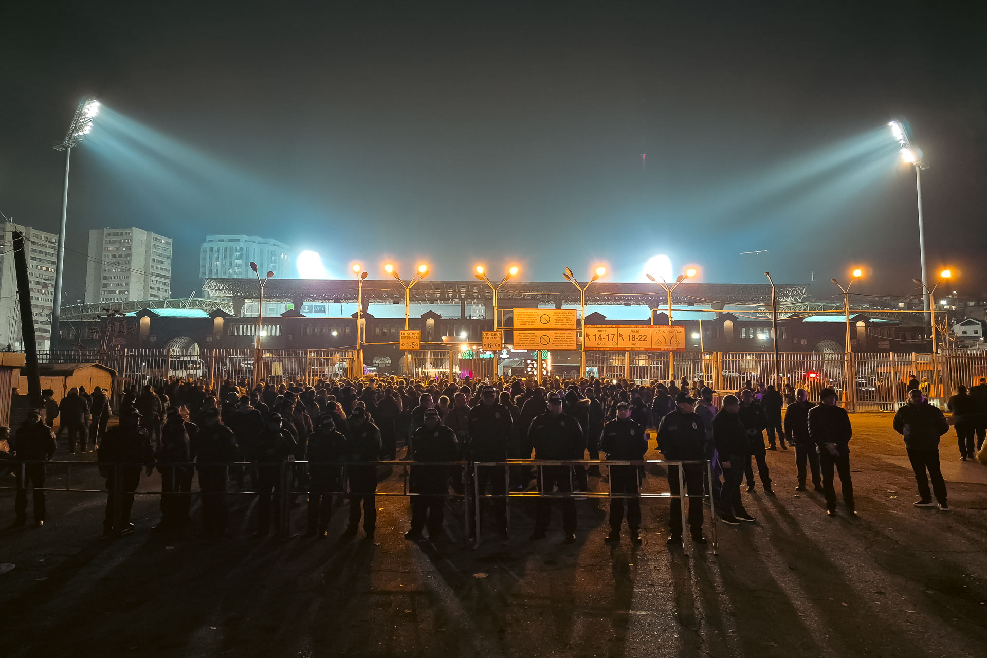 FC Noah Erywań - Legia Warszawa kibice stadion goście,mecz-1589