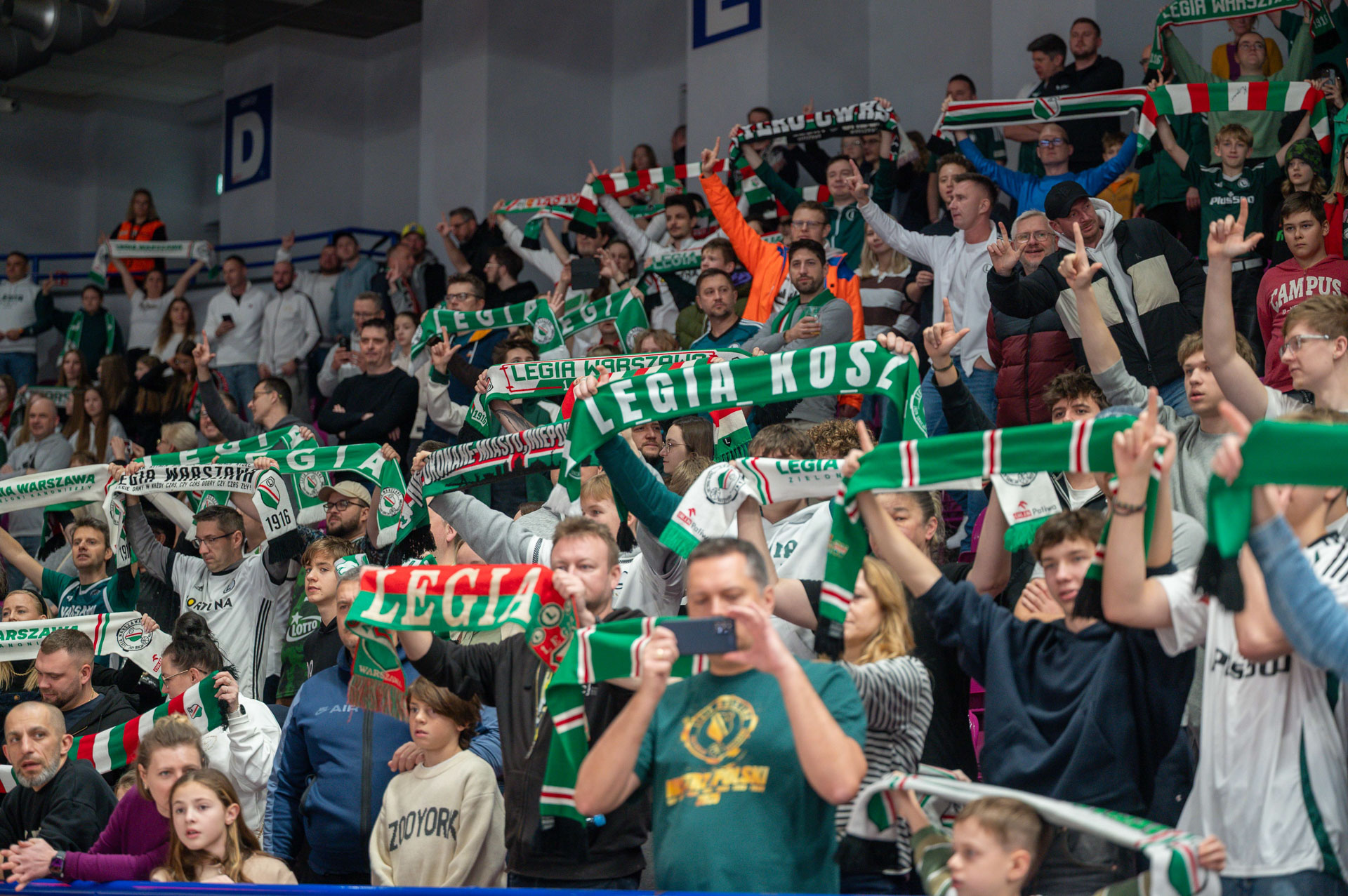 Legia Warszawa - MLP Academics Heidelberg koszykówka kibice
