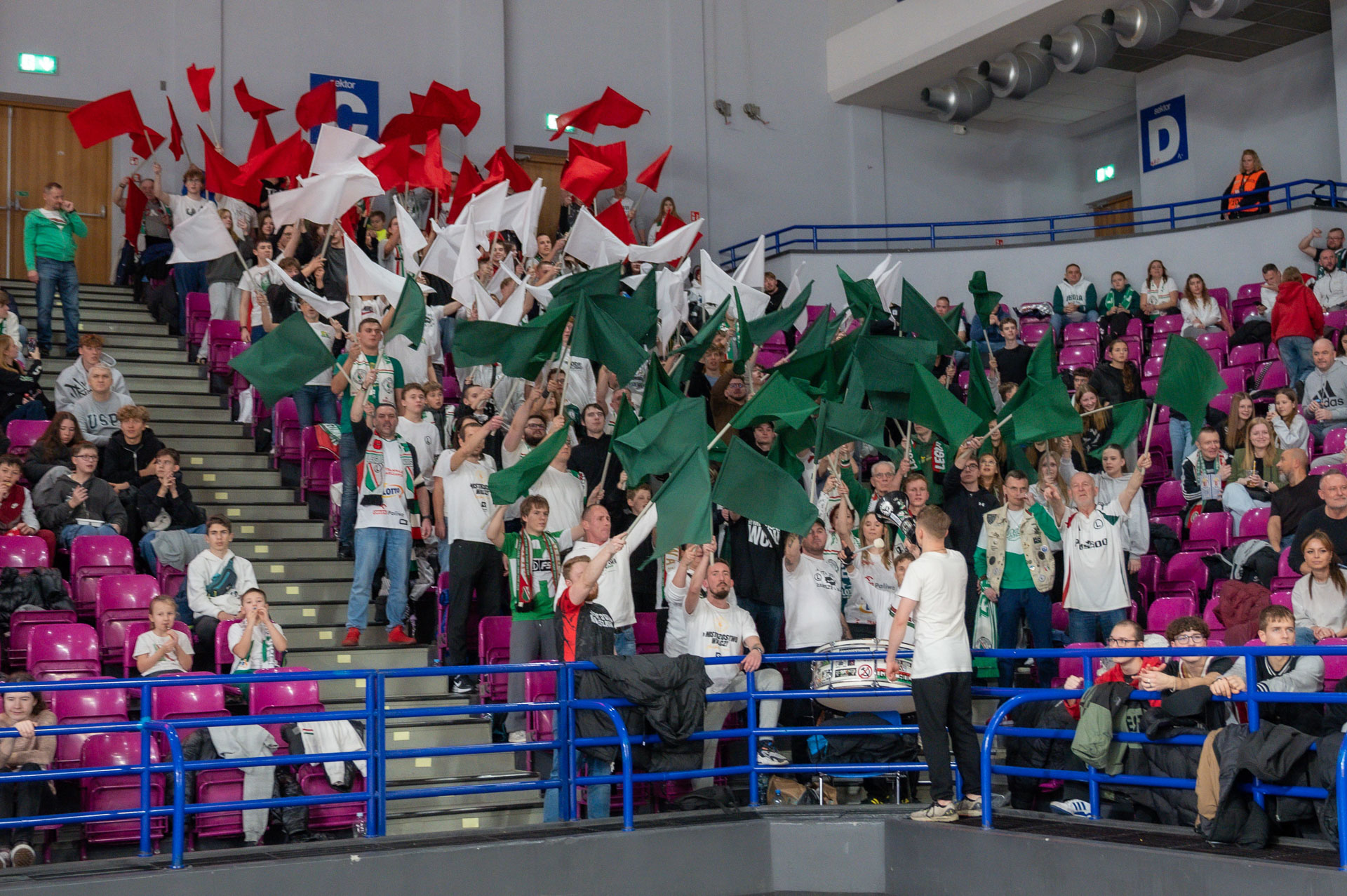 Legia Warszawa - MLP Academics Heidelberg koszykówka kibice