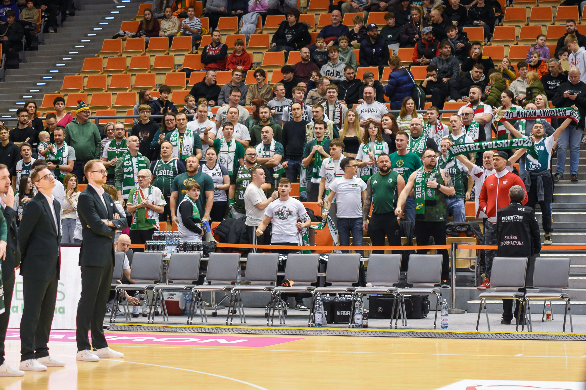 koszykówka GTK Gliwice - Legia Warszawa kibice