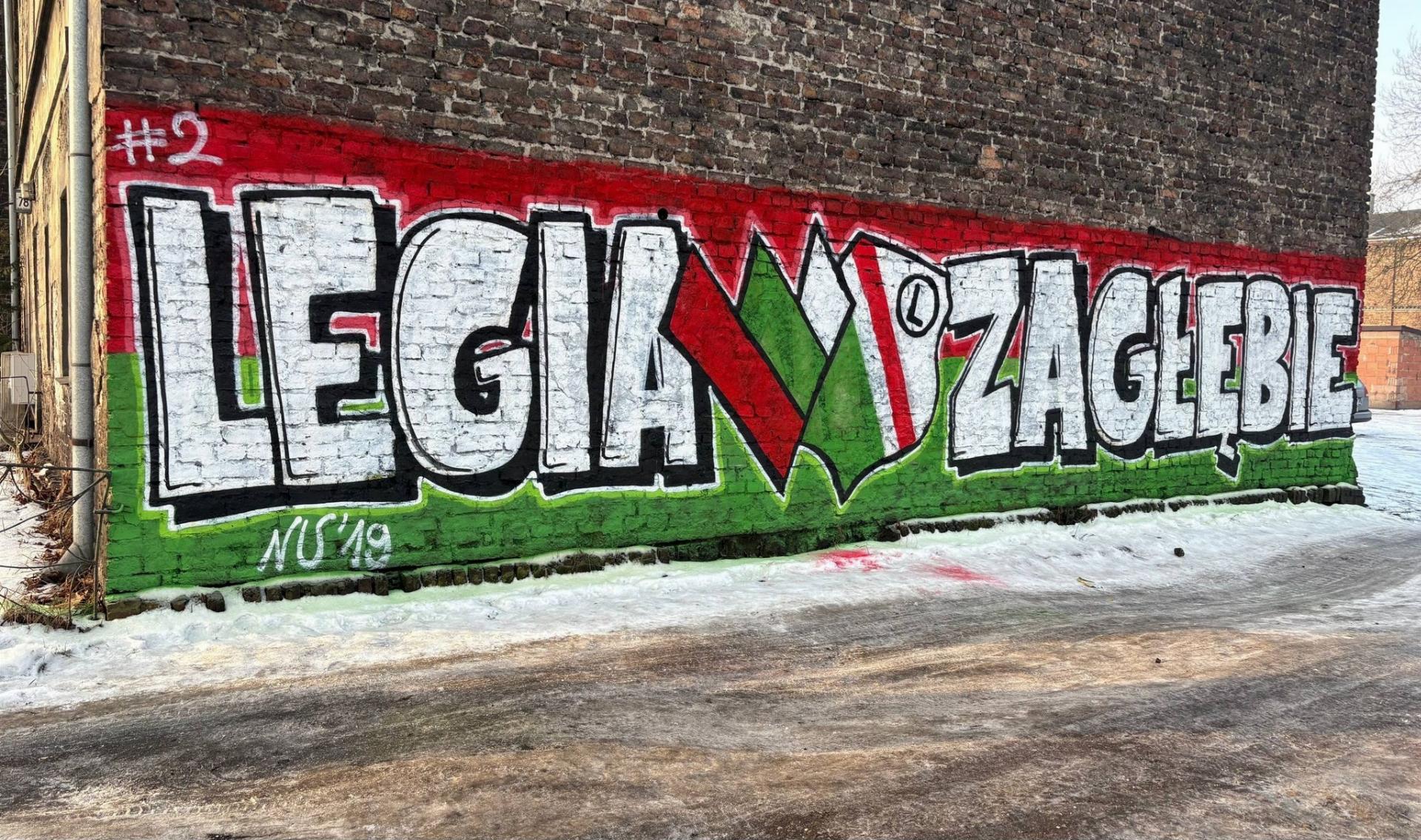 graffiti,Legia i Zagłębie