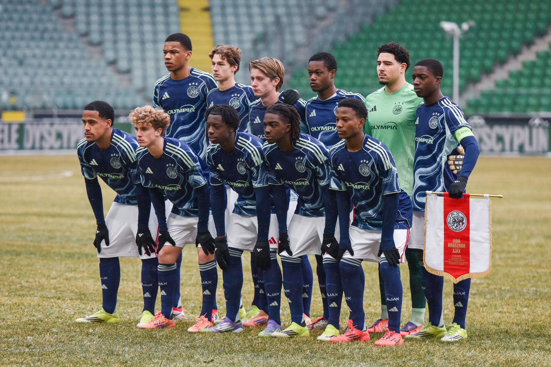 UYL Liga Młodzieżowa Legia Warszawa - AFC Ajax Amsterdam drużyna grupowe
