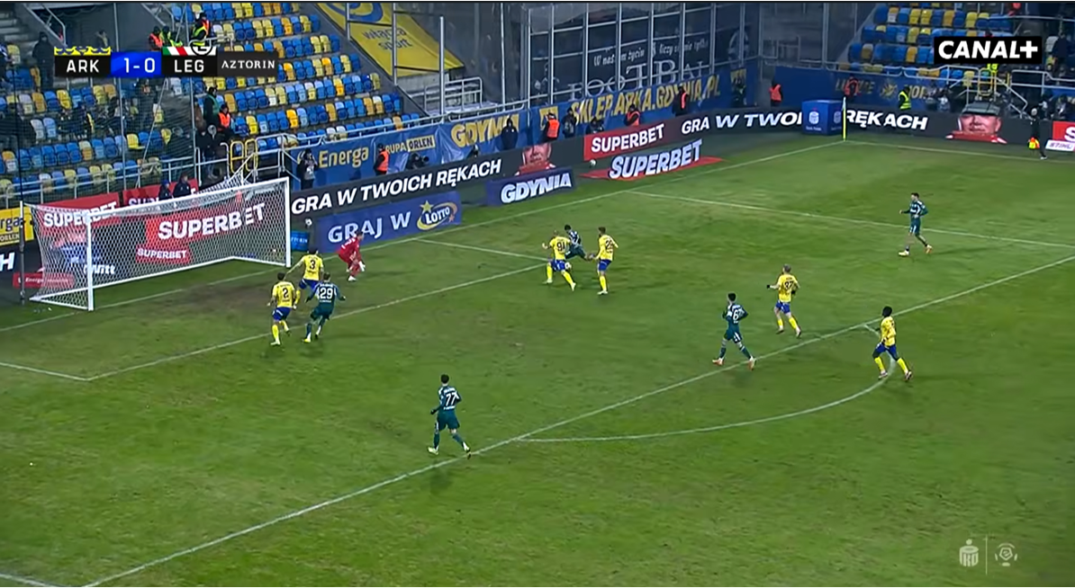 screenshot Arka - Legia