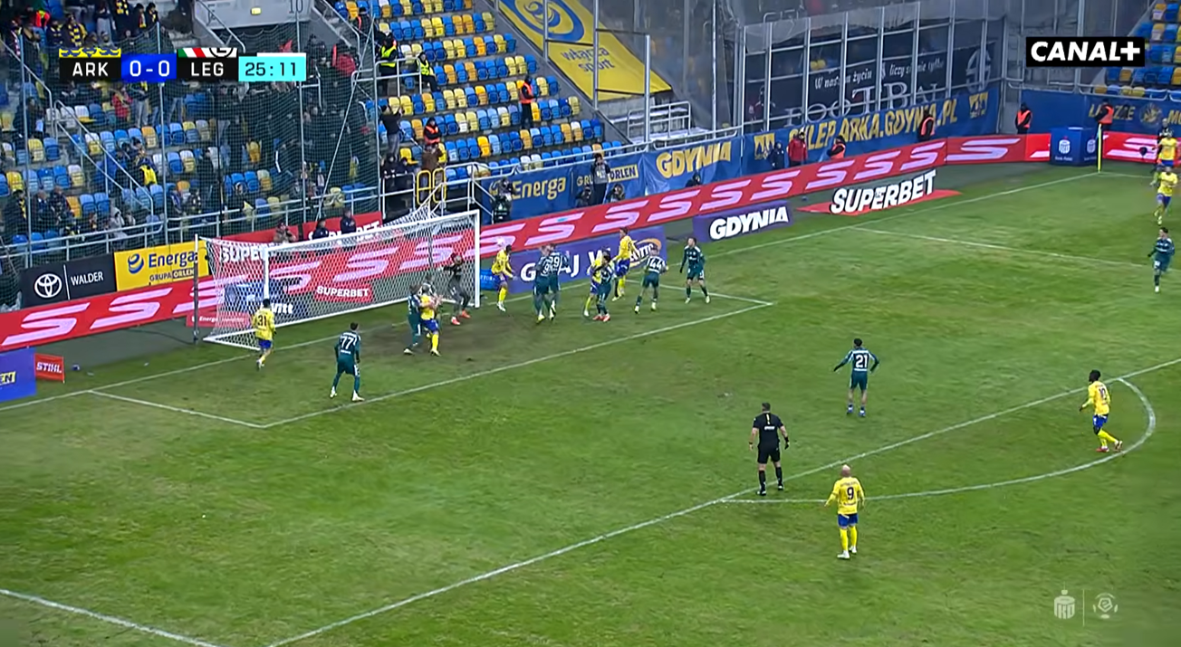 screenshot Arka - Legia