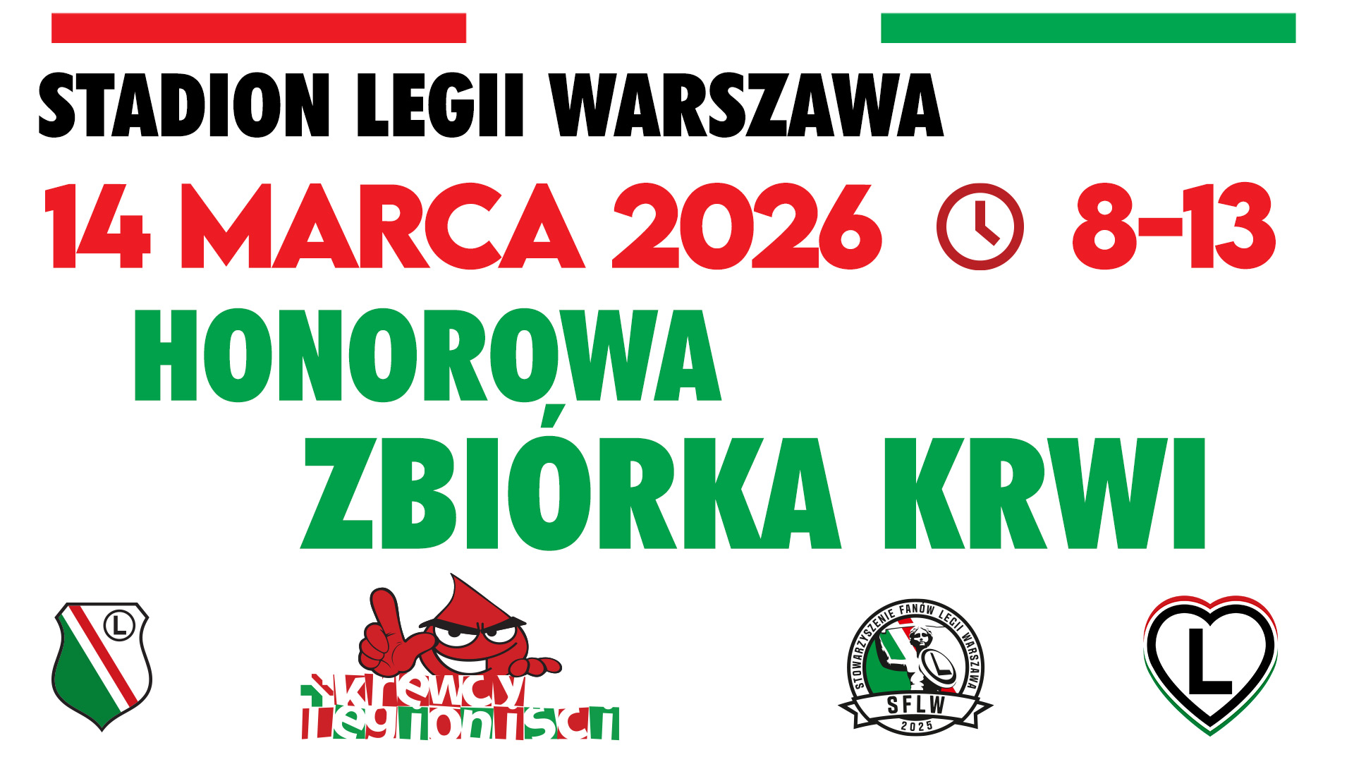 zbiórka krwi plakat