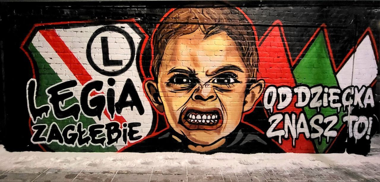 graffiti,Zagłębie Sosnowiec,Legia i Zagłębie