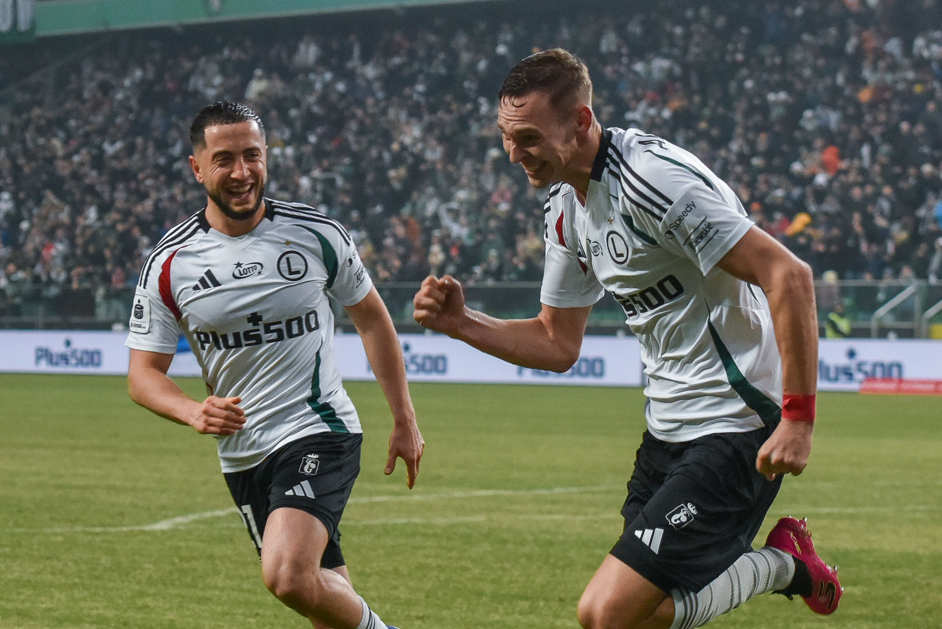 Legia Warszawa - Wisła Płock Wahan Biczahcczjan Rafał Adamski radość gol