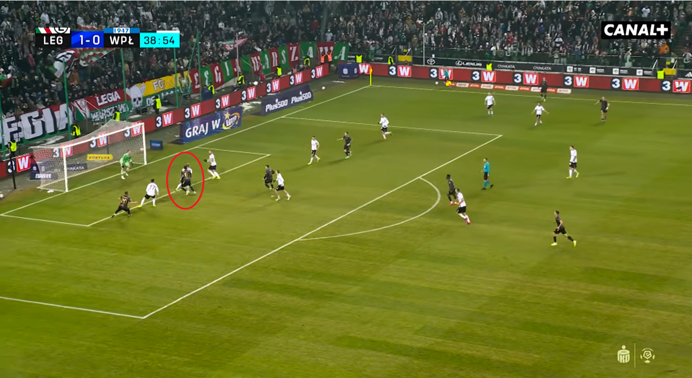 screenshot Legia - Wisła Płcok