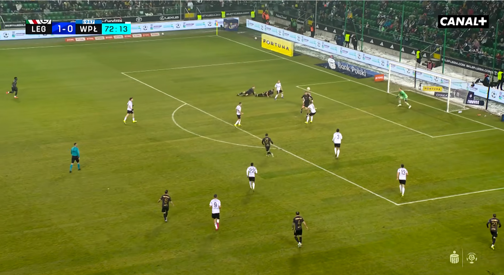 screenshot Legia - Wisła Płcok