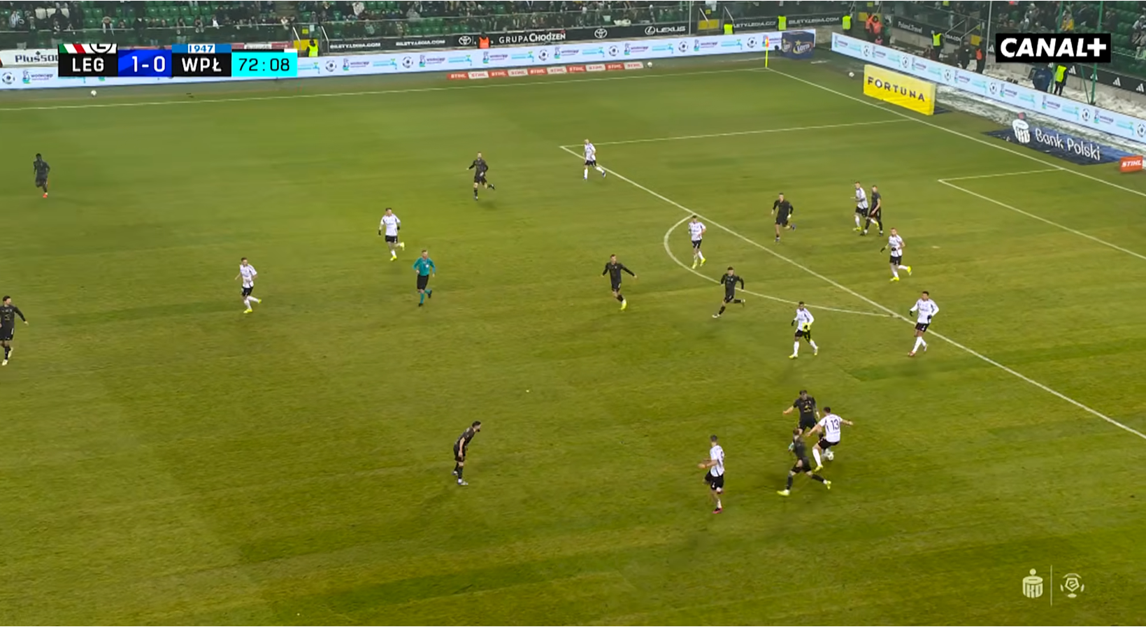 screenshot Legia - Wisła Płcok