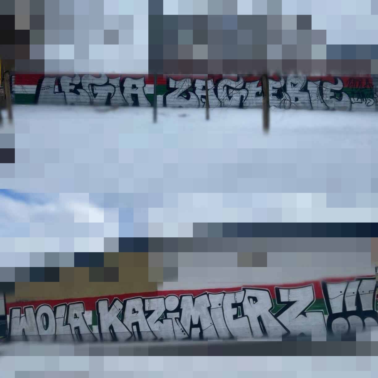 graffiti,Legia i Zagłębie