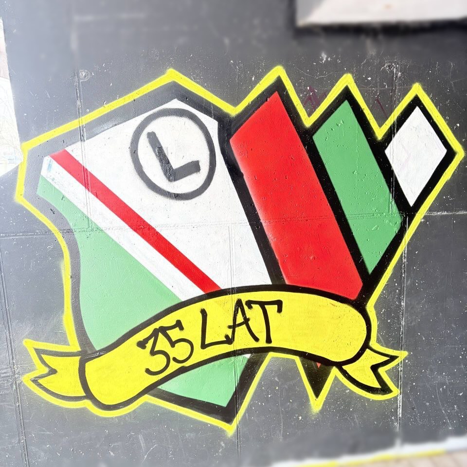 graffiti,Legia i Zagłębie