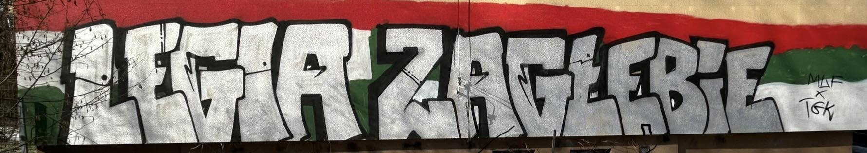 graffiti,Legia i Zagłębie